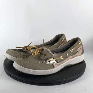 Skechers Relaxed Fit Buccaneer Gray Slip On Leather Shoes 48432 Women’s Size 9.5